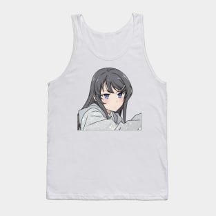 Mai Sakurajima from The Rascal Does Not Dream of Bunny Girl Senpai Tank Top